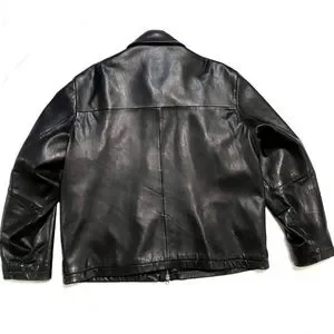 ジャケット・アウター 00s Eddie Bauer Lamb Leather coat Eddie Bauer Cow Leather Bomber Jacket Lamb Shearling Gently